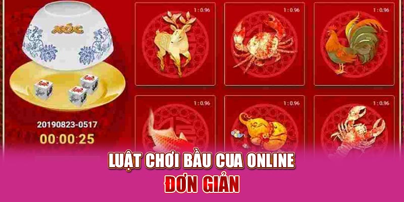 Luật chơi bầu cua online đơn giản